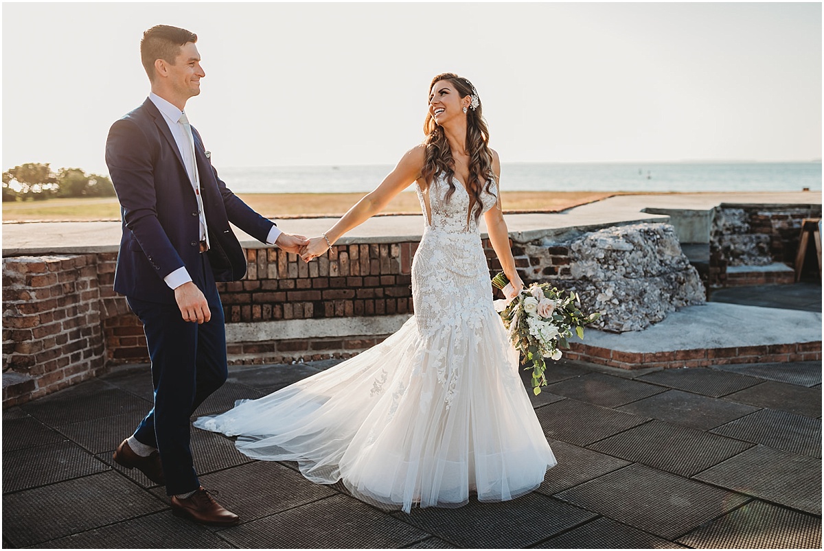 Wedding at Fort Zachary Key West