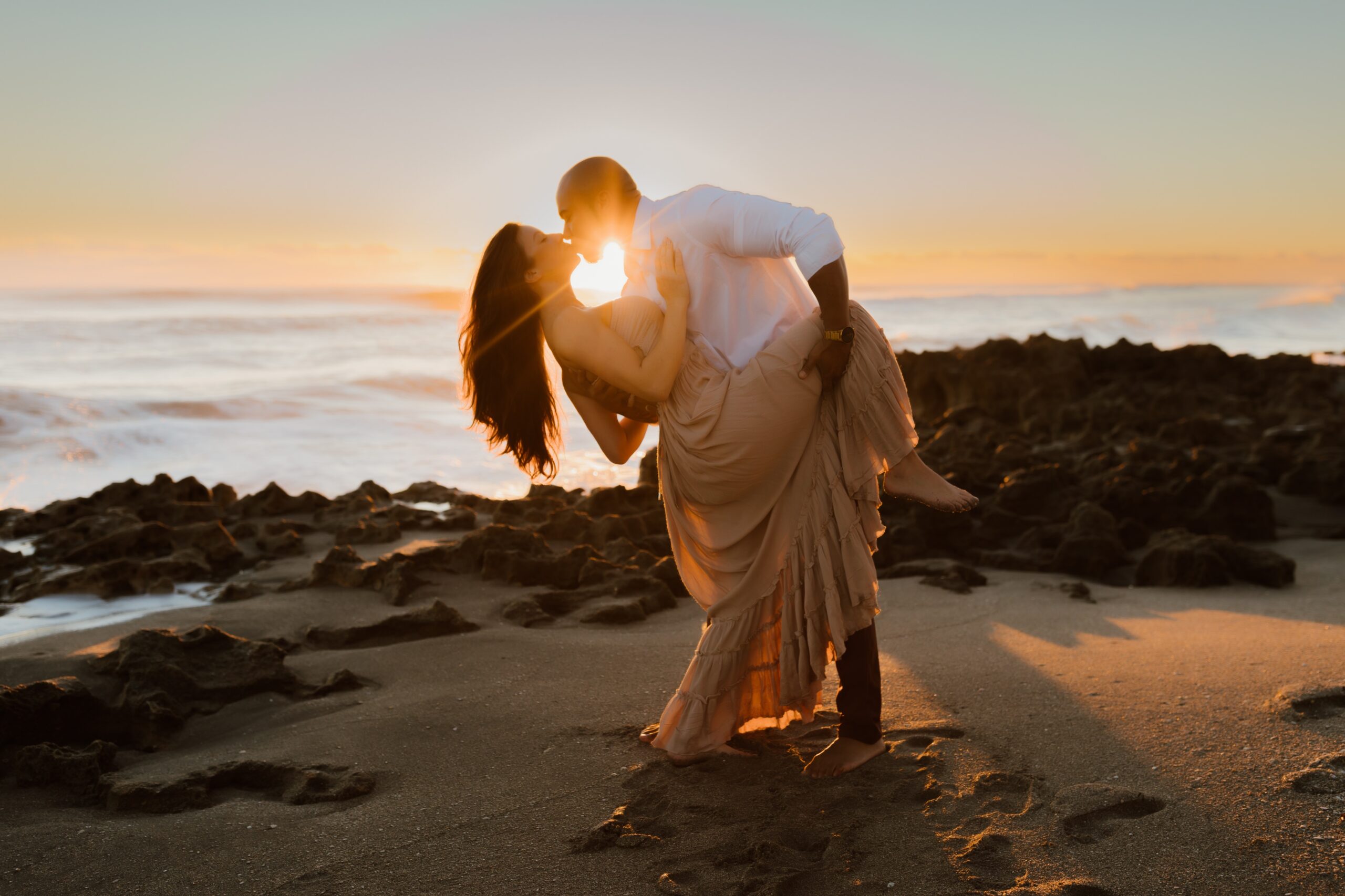 Sunrise Engagement Session Jupiter Florida